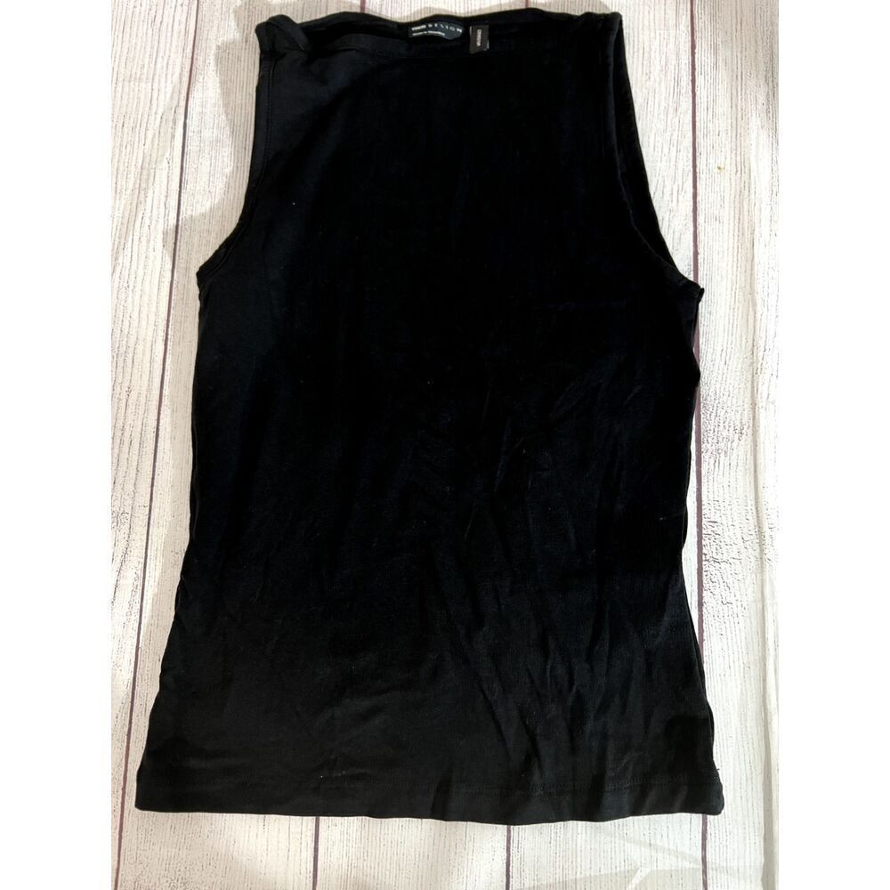 ASOS Design Black Sleeveless Fitted Women's Top (US2)